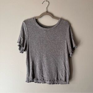 Grey crop top